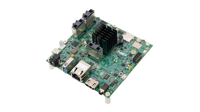 NXP iMX 8M Plus Evaluation Kit - top side