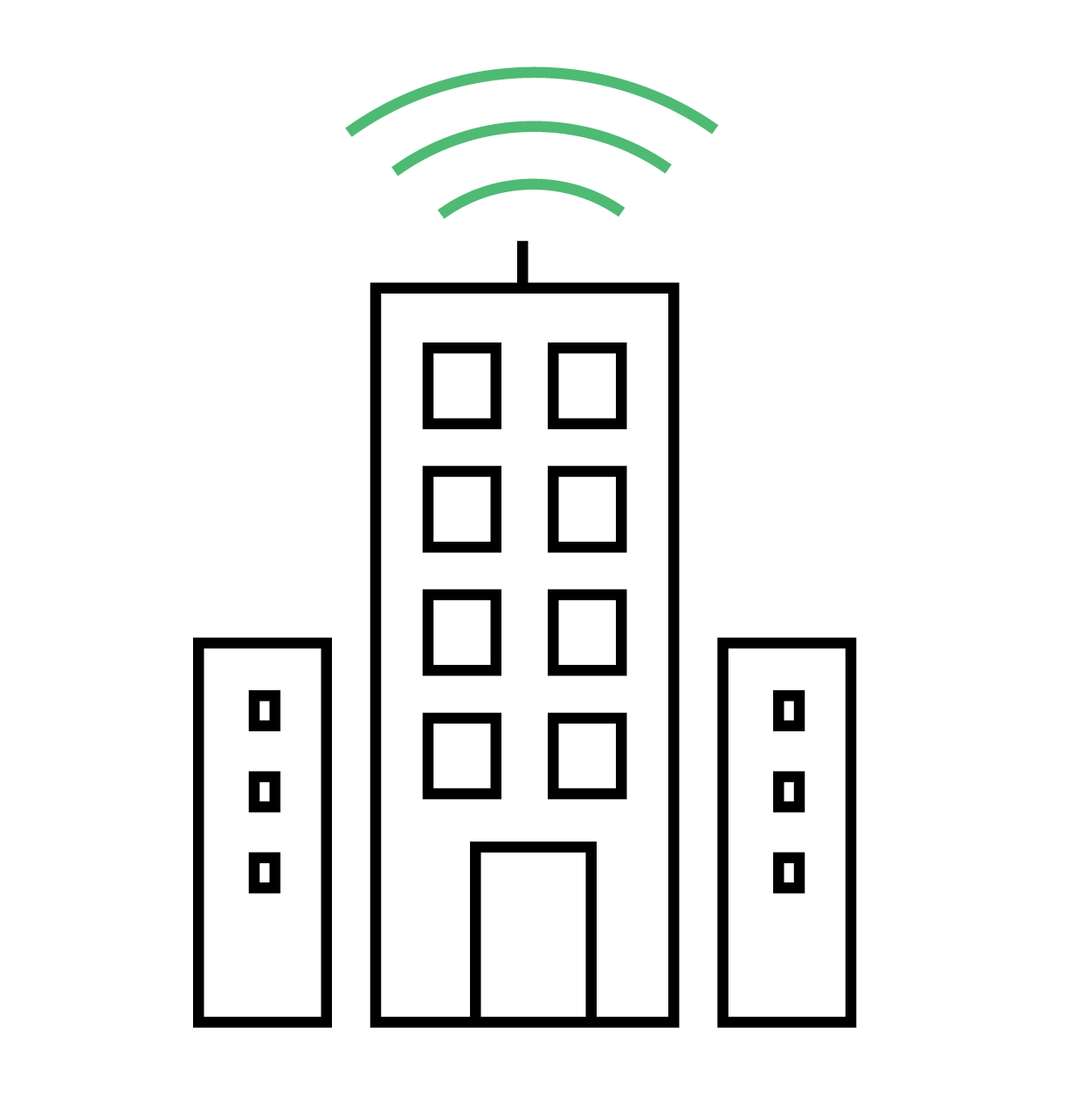 Smart buildings icon