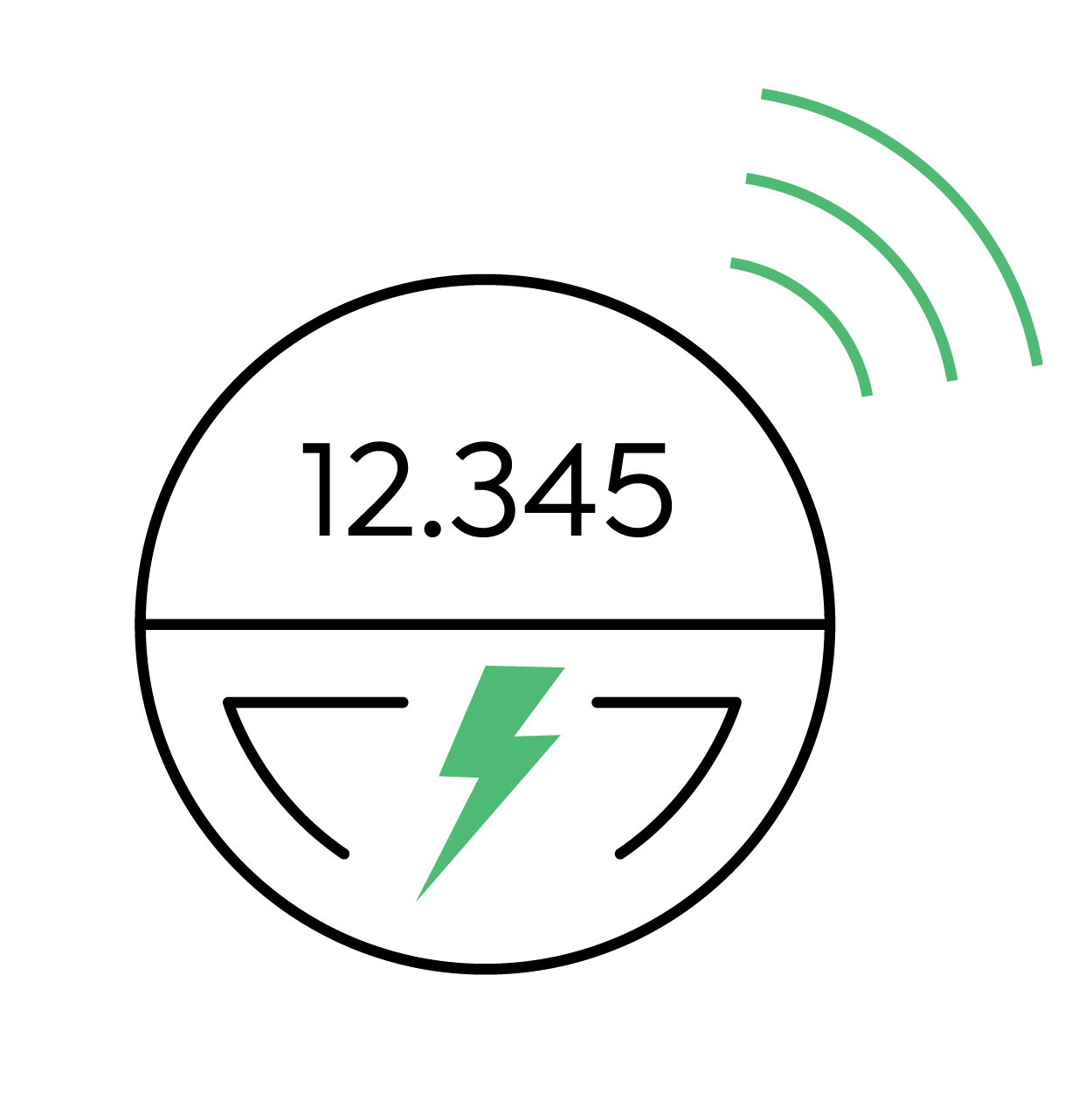 Smart metering icon