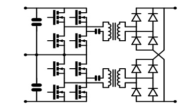 DC/DC - Stacked LLC diagram