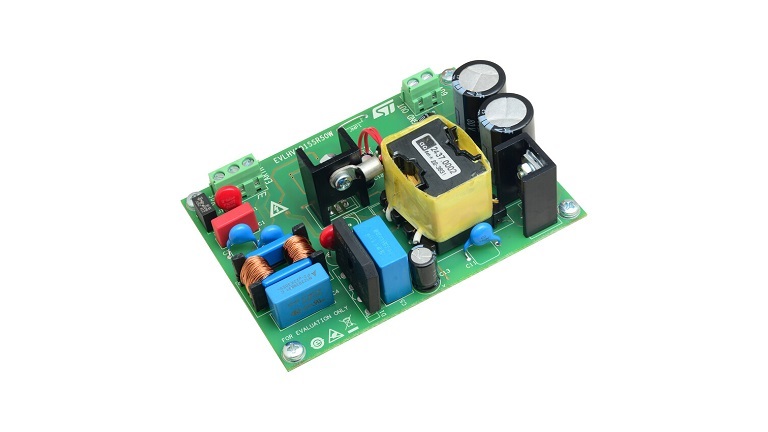 STMicroelectronics EVLHV101SSR50W - side view STMicroelectronics EVLHV101SSR50W - side view