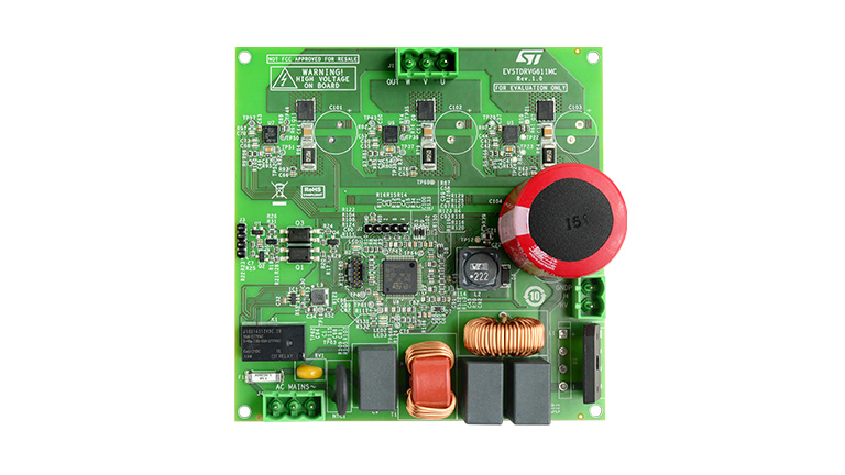 Board view of EVSTDRVG611MC