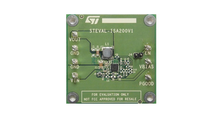Top view of STEVAL-ISA200V1
