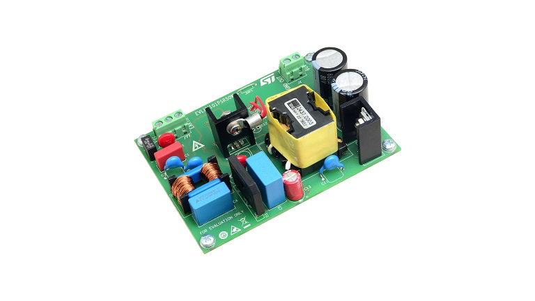 STMicroelectronics EVLHV101PSR50W - side view STMicroelectronics EVLHV101PSR50W - side view