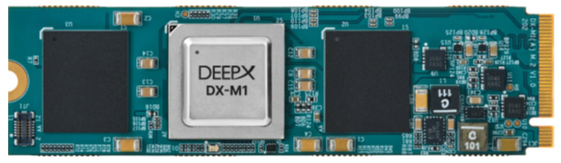 Top view of DEEPX DX-M1 module
