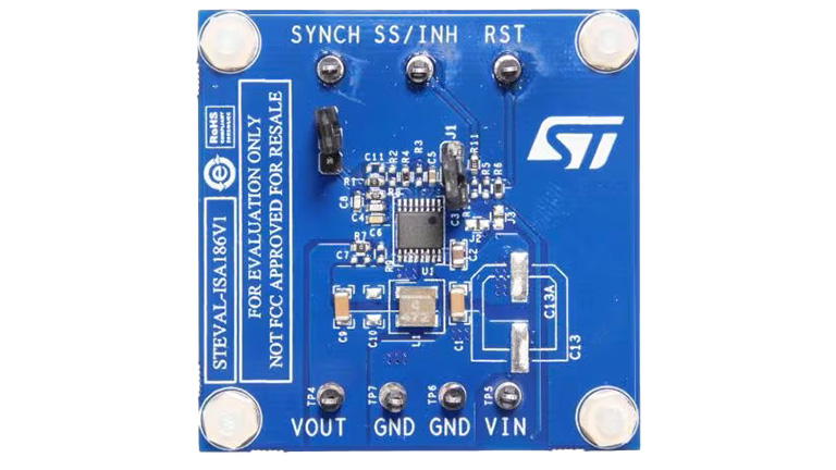 Top view of STEVAL-ISA186V1