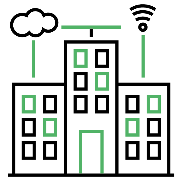 Smart City Building Icon