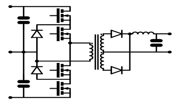 DC/DC - NPC Half Bridge or Full Bridge diagram