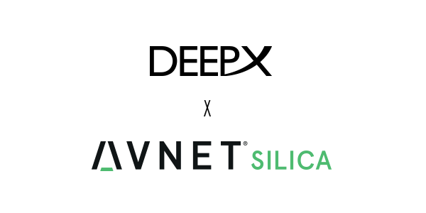 DEEPX and Avnet Silica logos