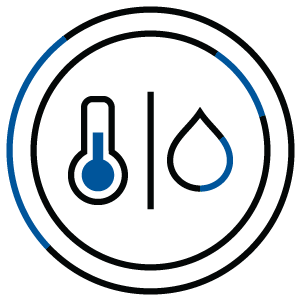 thermometer and raindrop