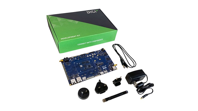 Digi's ConnectCore 93 DevKit - box content