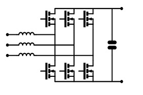 3-phase PFC - 6 Pack Boost diagram
