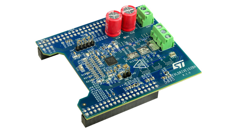 Board view of EVLDRIVE102BH