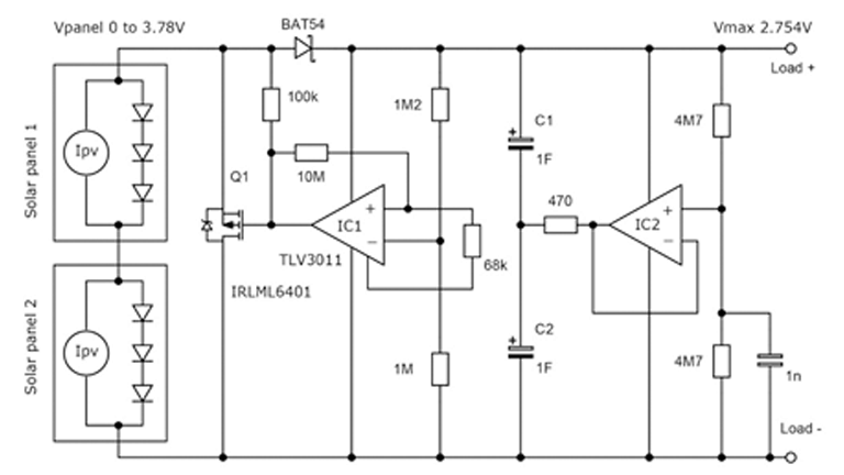 Supercapacitor-C1-C2-Voltage-Balancing-by-IC2-in-a-PV-Energy-Harvesting-Application-Graphic-EN-Image
